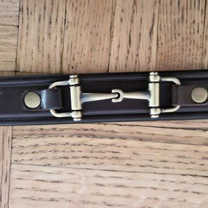 Snaffle bit belt black size 28